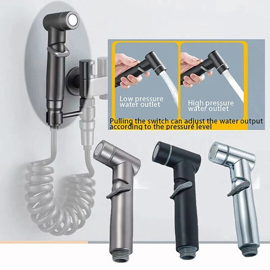 Handheld Bidet Sprayer Wall-Mounted Toilet Shower Head Bidet Sprayer Peaceful Pleasures Health and Wellness