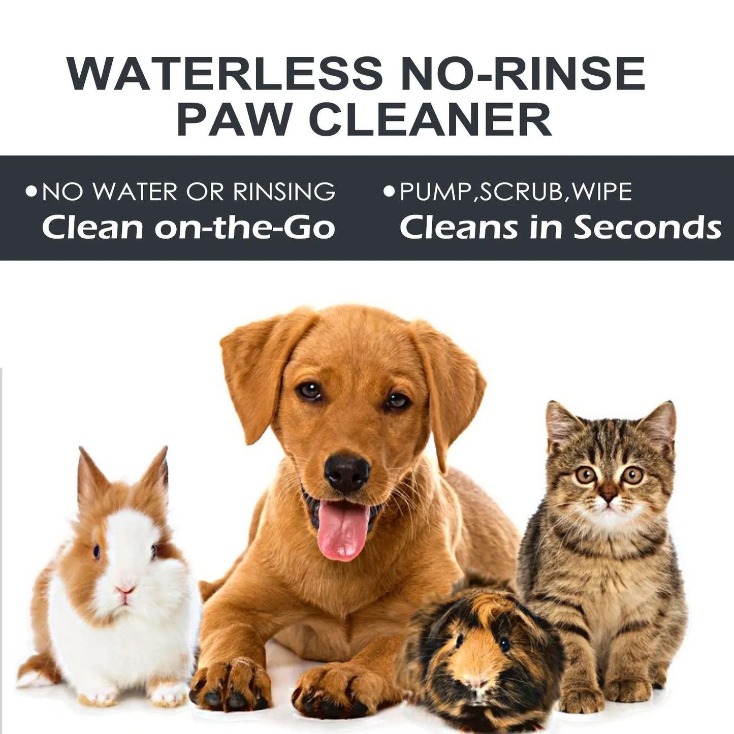 YEGBONG Waterless Dog Cat Paw Cleaner Foam | No-Rinse 100ml