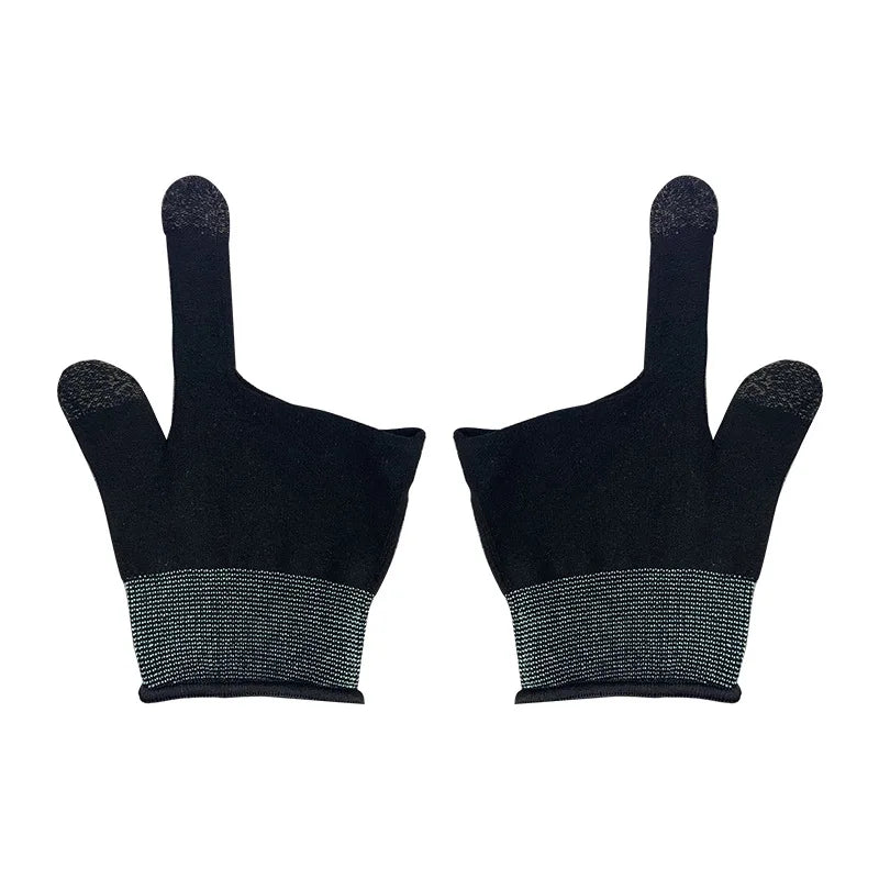 Game touch screen gloves breathable sweat-proof warm the glory of the king eat chicken e-sports hand tour five fingers gloves Peaceful Pleasures Health and Wellness Two finger gray