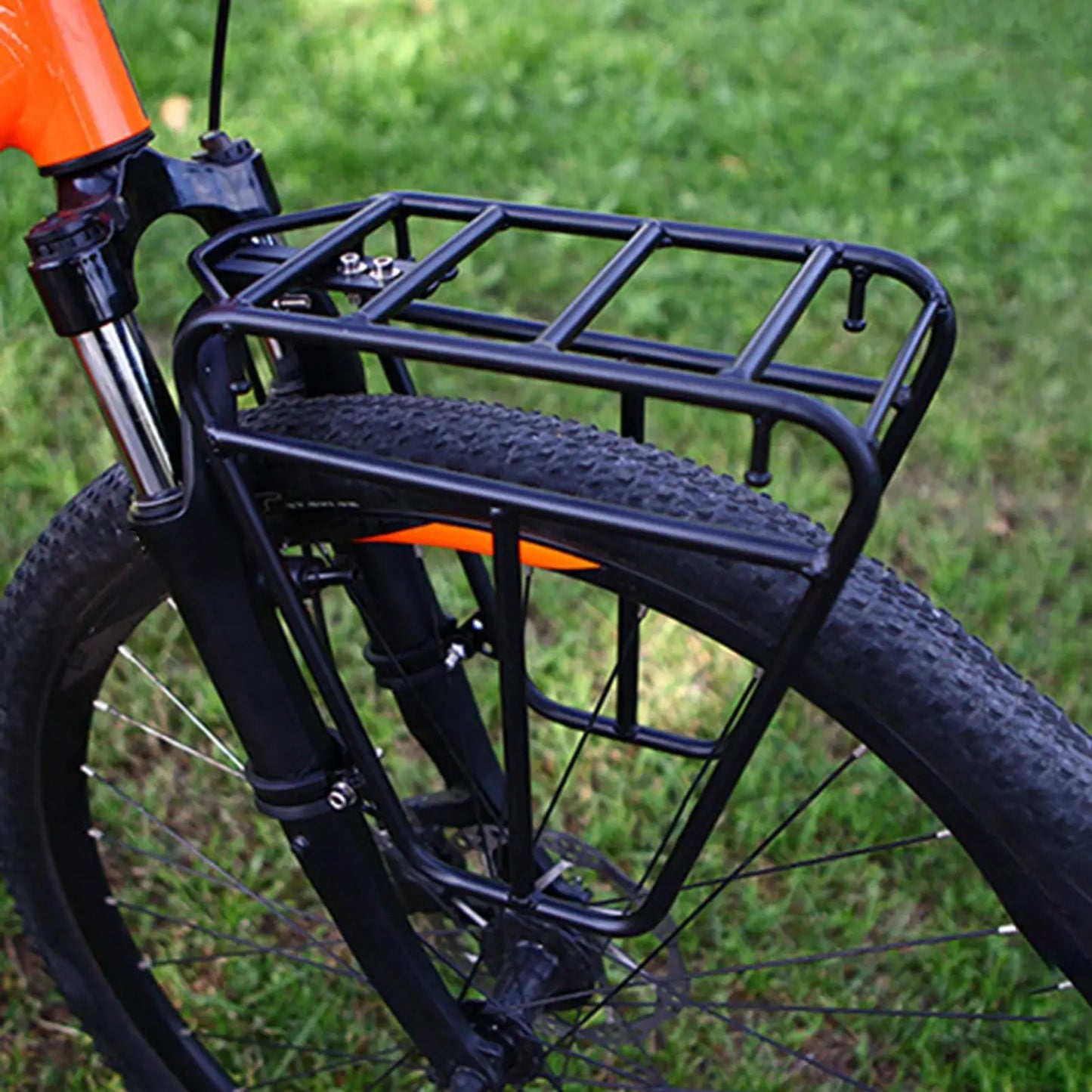 Steel Bicycle Front Fork Cargo Rack | Road & Mountain Bike