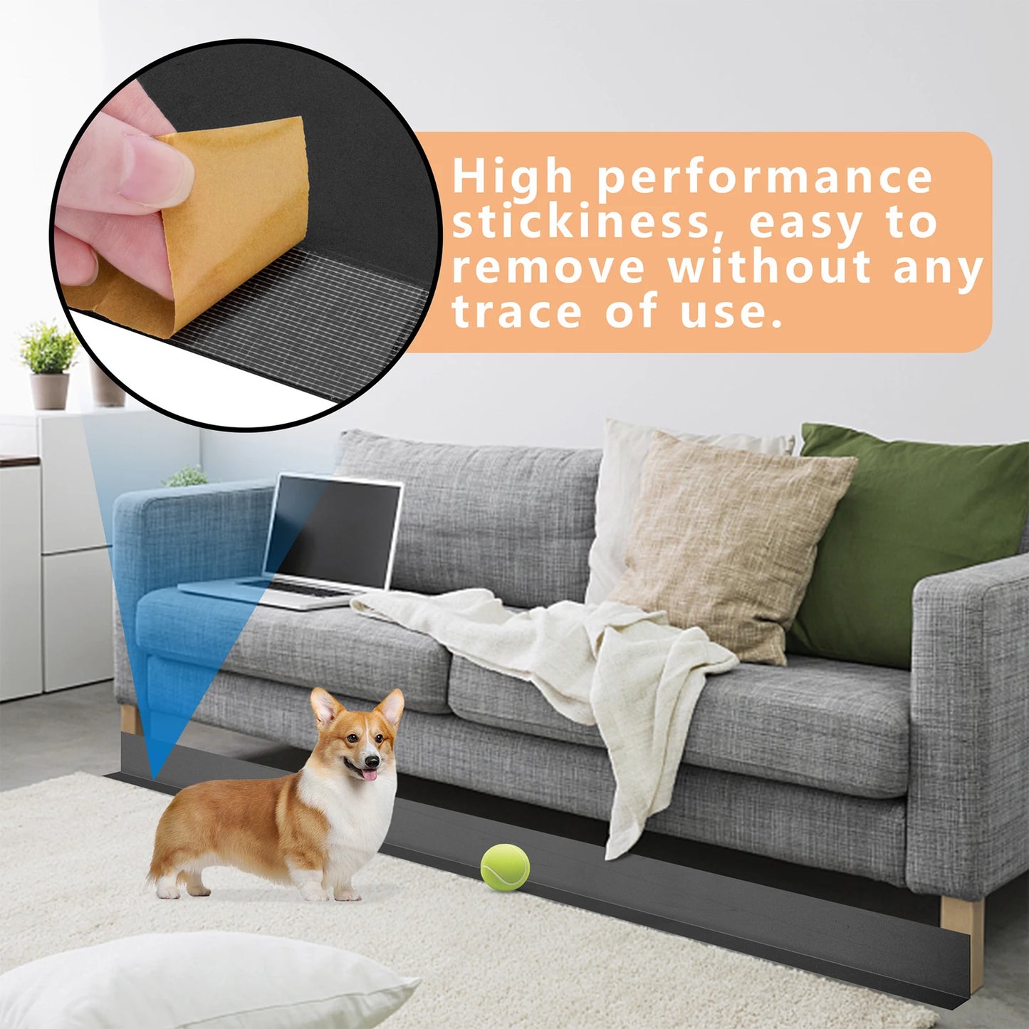 1Pcs/lot New Style Bed Bottom Toy Barrier Tape Toy Blocker for Under Couch Insert Under Couch Seat Saver Peaceful Pleasures Health and Wellness