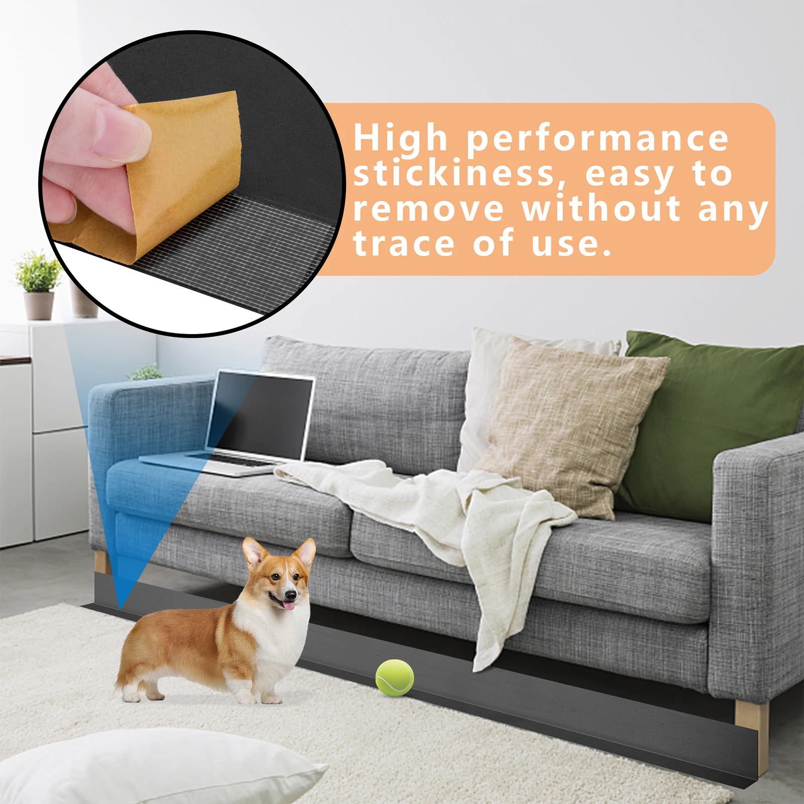 1Pcs/lot New Style Bed Bottom Toy Barrier Tape Toy Blocker for Under Couch Insert Under Couch Seat Saver Peaceful Pleasures Health and Wellness