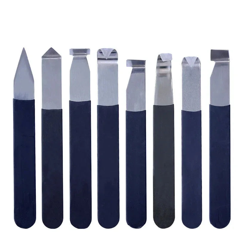 Stainless Steel Clay Carving Tool Set – 4 or 8 Pieces