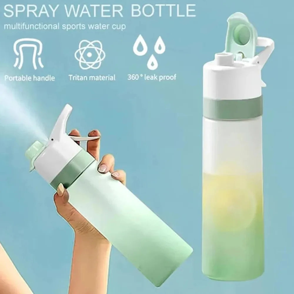 Gradual Fog Surface Water Cup High Color Spray Sports Water Cup Men'S And Women'S Water Spray Plastic Cup Gift Cups Water Bottle Peaceful Pleasures Health and Wellness