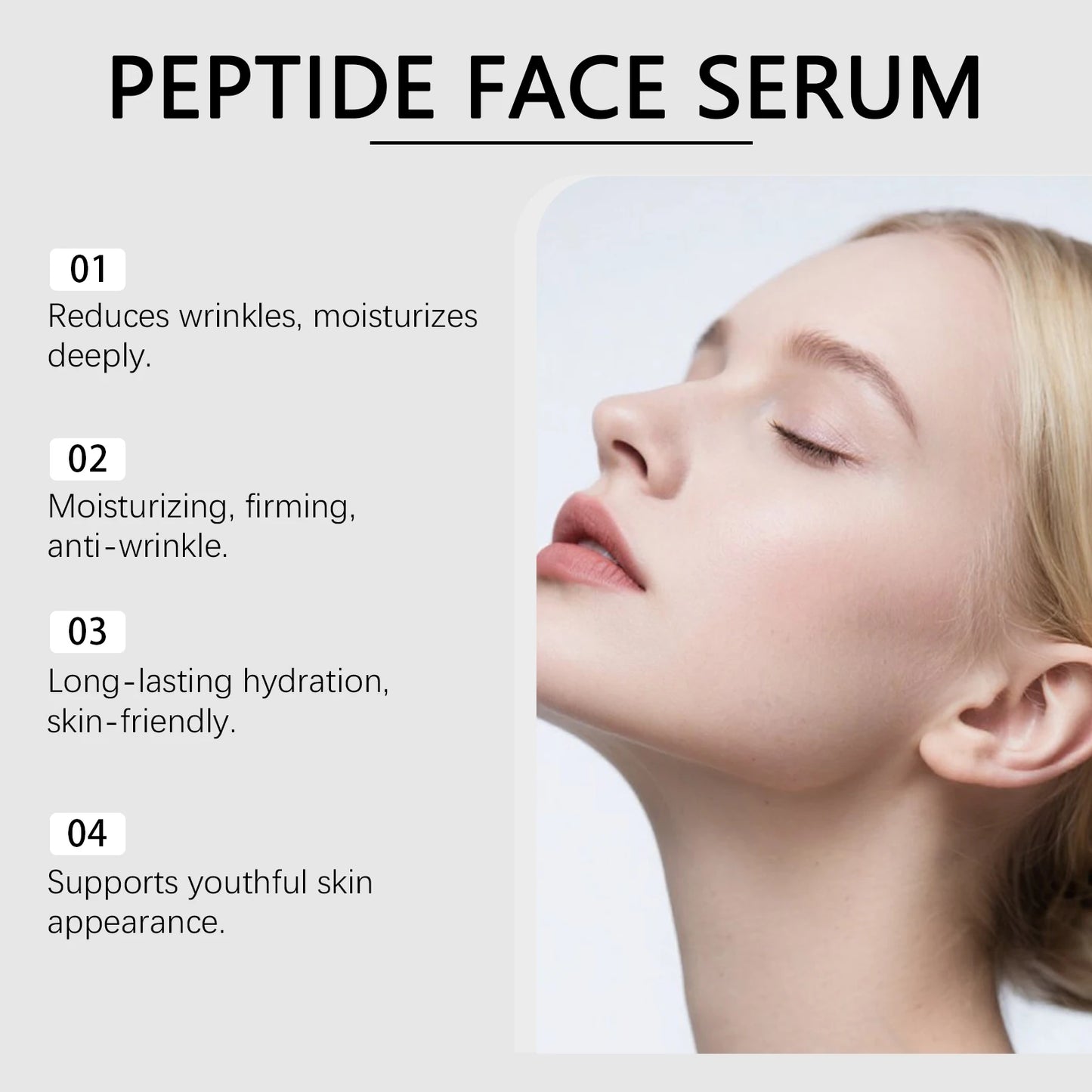Korean Copper Peptide Serum – Hyaluronic Acid & Collagen 29ml
