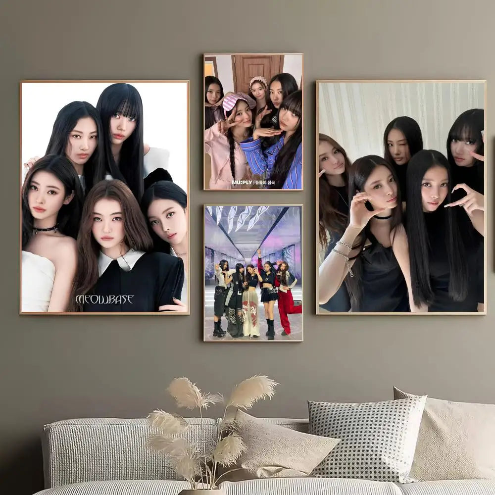 Kpop M-meovv HD Waterproof Self-Adhesive Wall Art Poster Wall Art Poster Peaceful Pleasures Health and Wellness