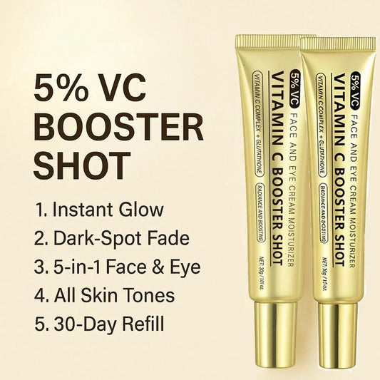 Vitamin C Booster Serum Glutathione Niacinamide V E Brightening Firming Moisturizer Hydrating Lightweight Serum for Face Care Peaceful Pleasures Health and Wellness