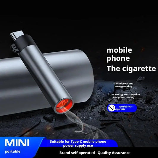 USB-C Rechargeable Mini Arc Lighter for Outdoor Use Peaceful Pleasures Health and Wellness