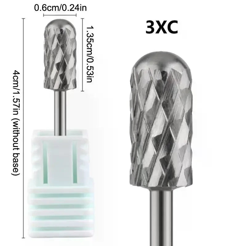 1PCS Tungsten Steel Nail Drill Bit Rotate Burr Milling Nail Cutter Bits Electric Drill Machine For Manicure Pedicure Accessorie Peaceful Pleasures Health and Wellness