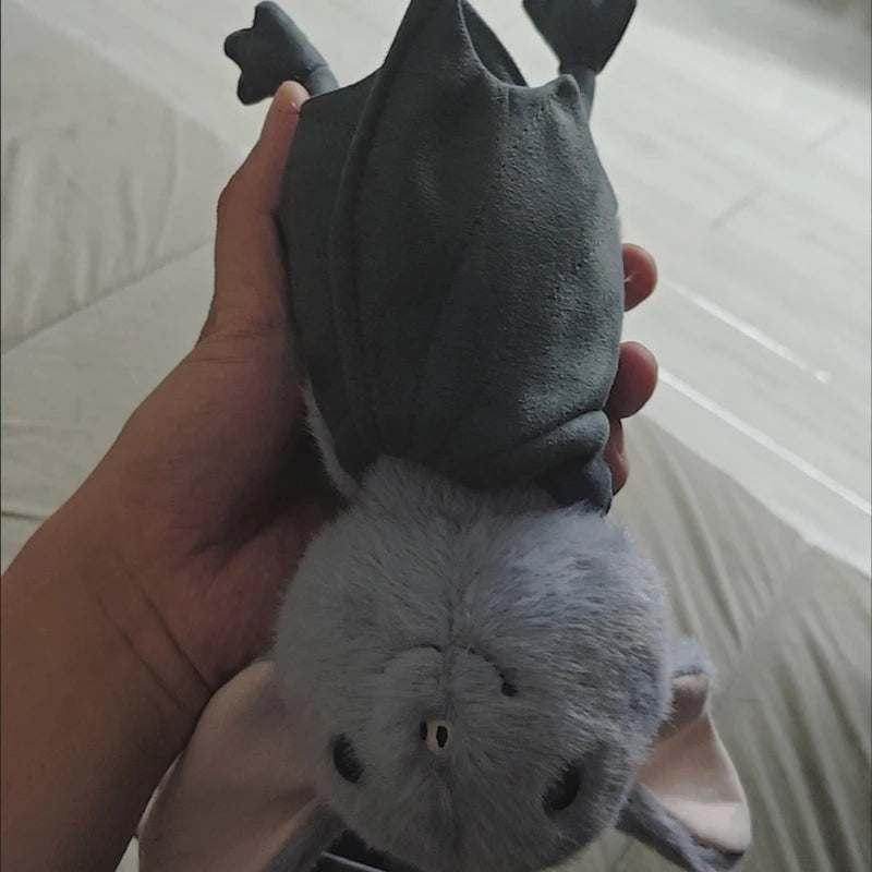 Fashion New Cute and Bizarre Bat Pig Doll Fun Plush Toy Sleeping Doll Collection Exquisite Healing Plush Halloween Ornament Gift Peaceful Pleasures Health and Wellness