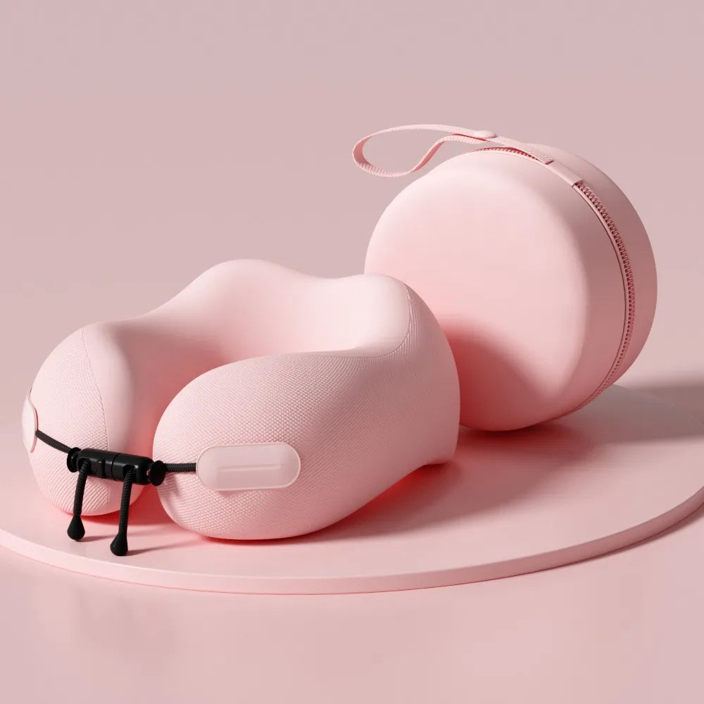 Memory Foam U-Shaped Travel Neck Pillow | Airplane & Office