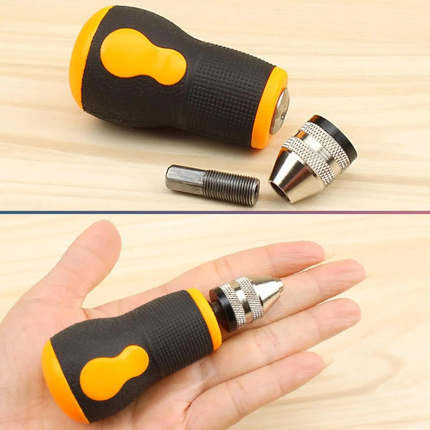 Mini Hand Drill Set – 10 Twist Bits for Jewelry & DIY Craft