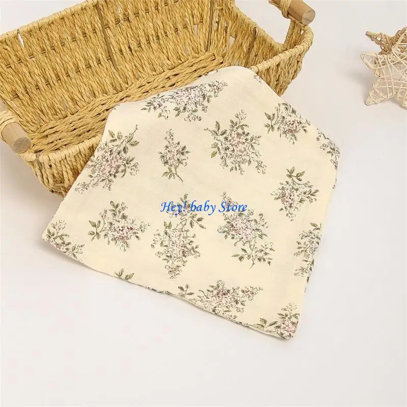 4-Layer Cotton Baby Bibs & Burp Cloths | Soft & Absorbent