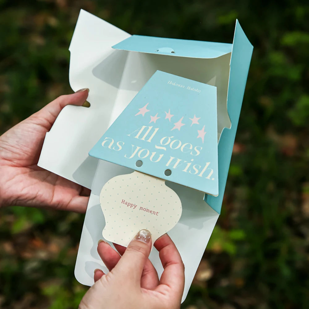 Sparkling Sand Shaped Greeting Card Envelope Limited Romantic Series