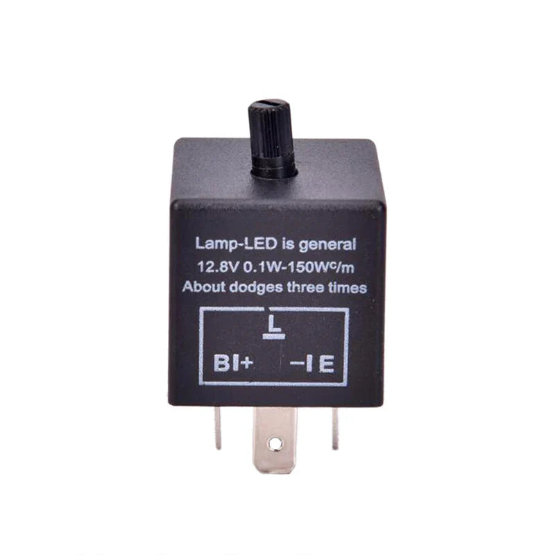 12V 3-Pin LED Adjustable Flasher Relay CF13 – Turn Signal Fix