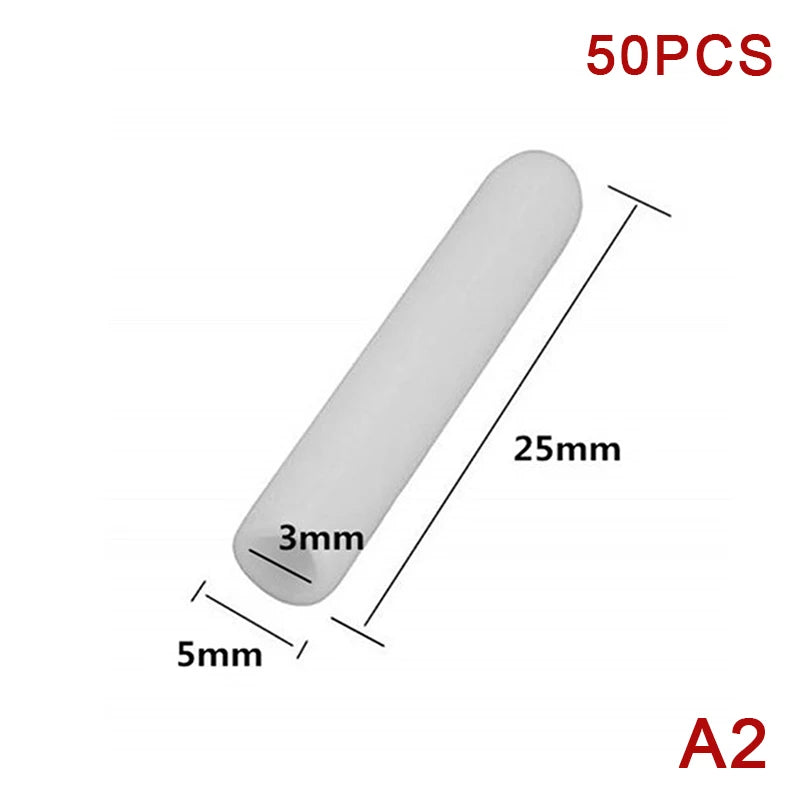 50-Pack Dishwasher Rack Tine Caps – Flexible PVC End Cap Covers