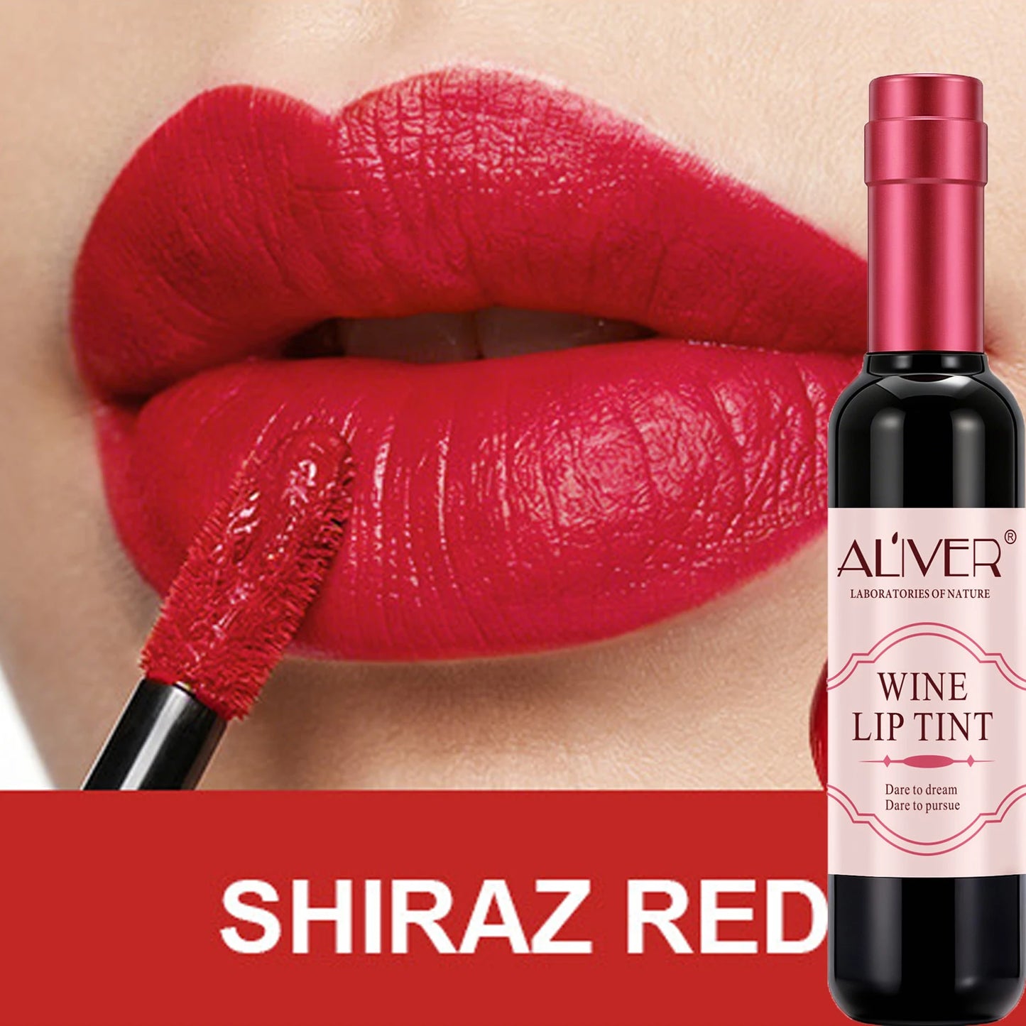 Red Wine Bottle Matte Liquid Lipstick | Velvet Nude Lip Gloss