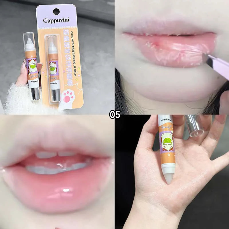 Cappuvini Cat Lip Balm – Natural Moisturizing & Anti-Chap