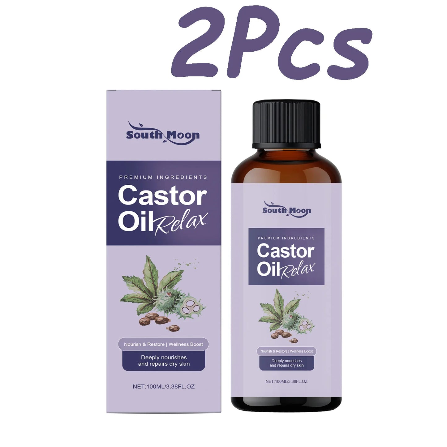 Castor Body Massage Oil – Nourishing, Firming & Relaxing 100ml