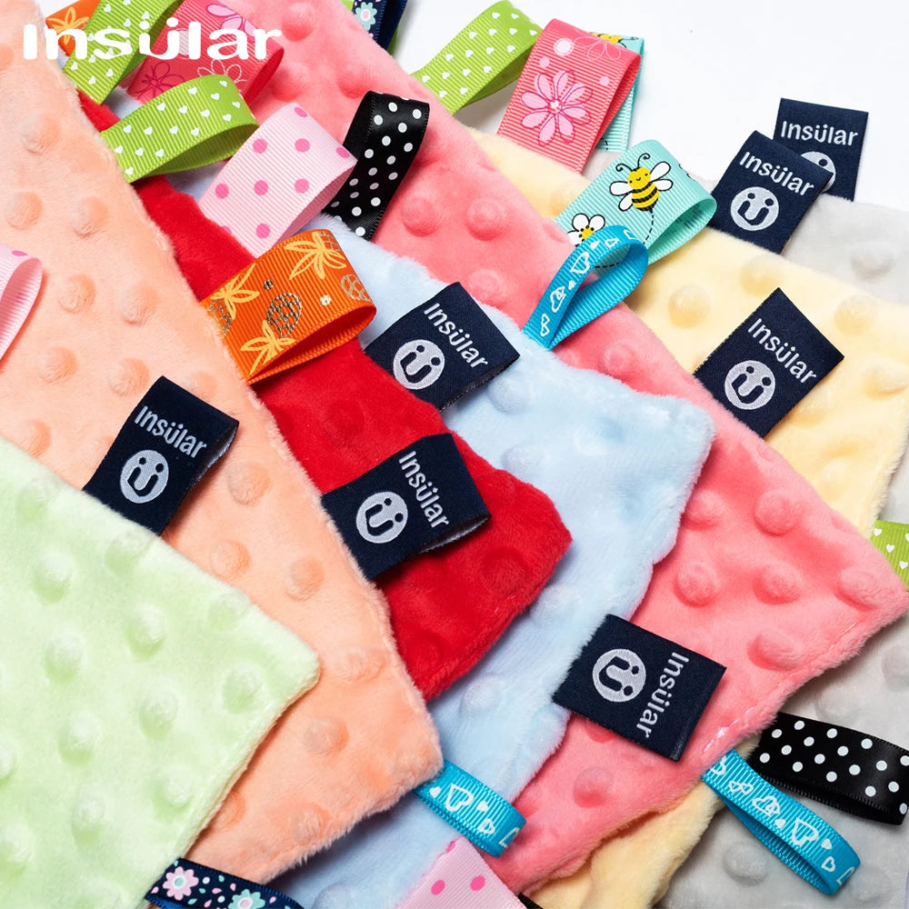 Baby Taggies Comfort Blanket | Soft Soothe Towel for Newborns