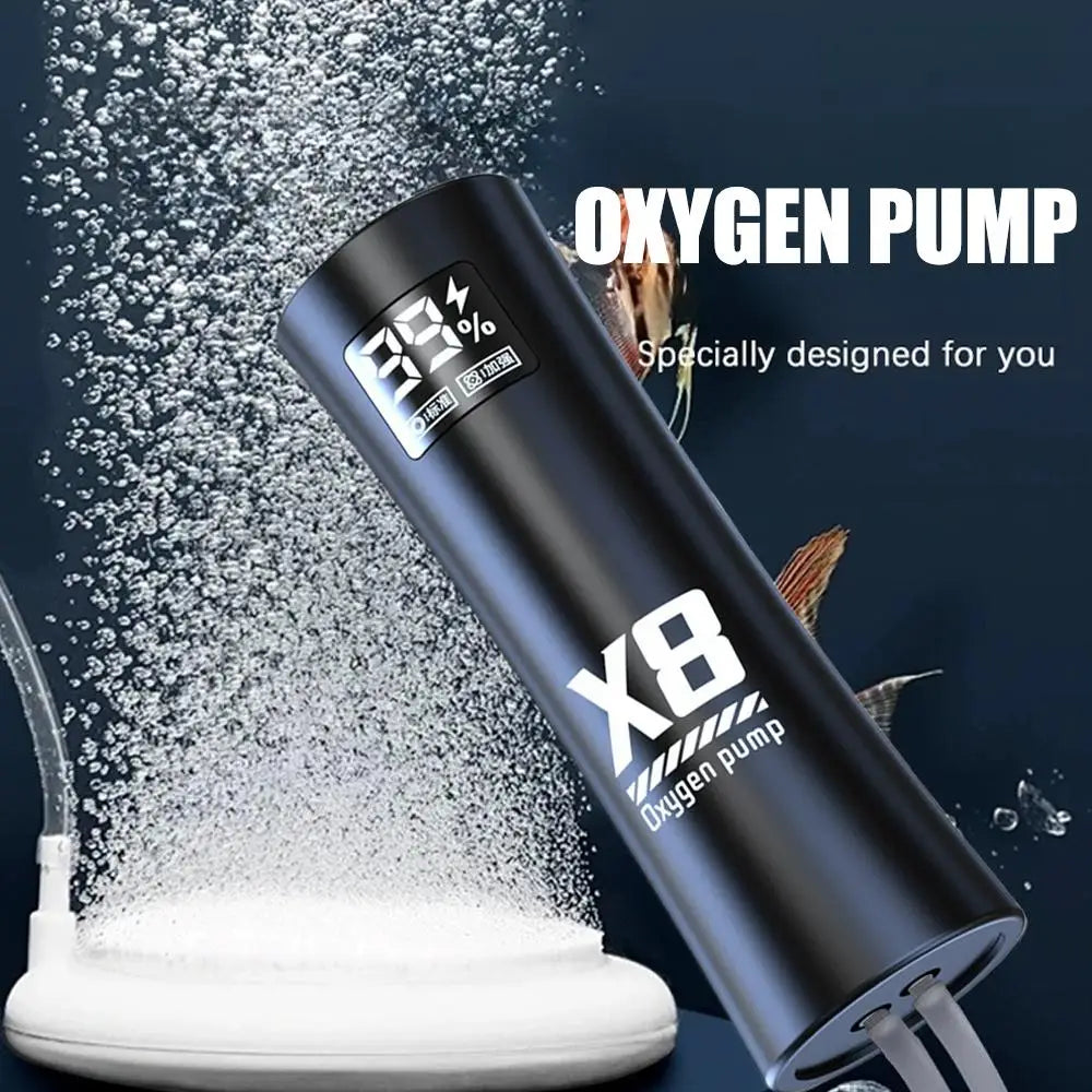 USB Rechargeable Portable Aerator – Dual Motor, Quiet, 10H
