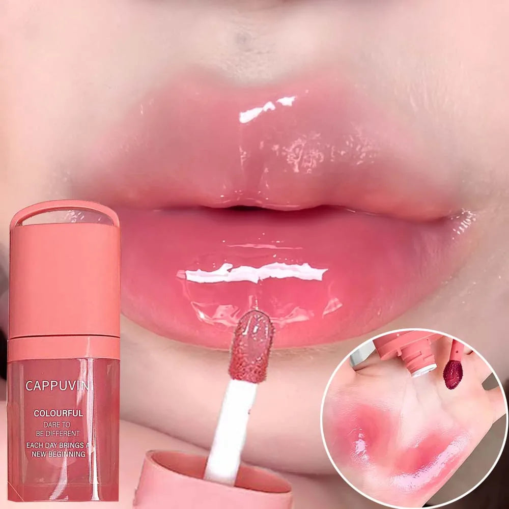 Cappuvini Jelly Mirror Lip Gloss – Hydrating K-Beauty Lip Tint