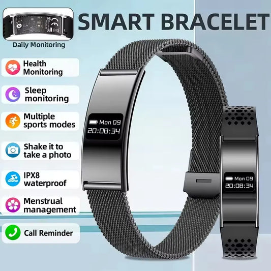 2026 New 2.8mm Ultra-thin Smart Wristbands Heart Rate Health Monitoring Smart Bracelet Waterproof Sports Electronic Smart Watch Peaceful Pleasures Health and Wellness