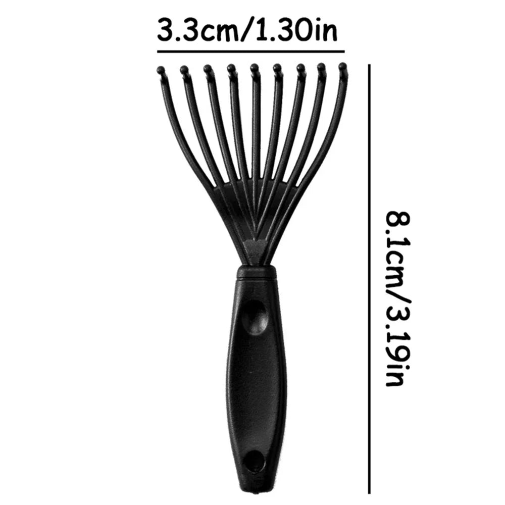 Portable Hair Brush Cleaner Tool | Black Bristle Comb Cleaner