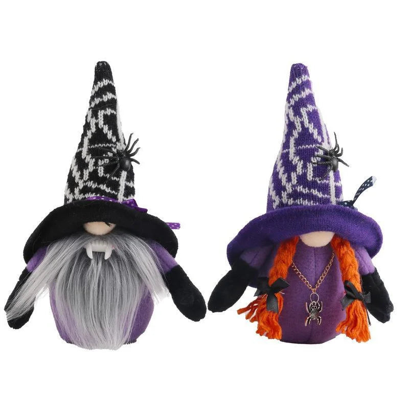 Cute Spider Gnome Plush Doll Vampire Halloween Home Party Decoration
