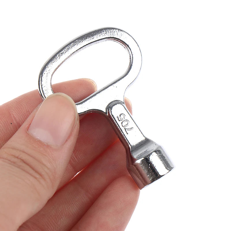 Multifunctional Triangular Key Socket Key Wrench For Electric Cabinets Wrench Panel Lock Metro Train Elevator Door Key Lock Peaceful Pleasures Health and Wellness