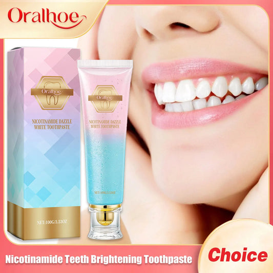 Oralhoe Nicotinamide Whitening Toothpaste | Stain Remover 100g Whitening Toothpaste Peaceful Pleasures Health and Wellness