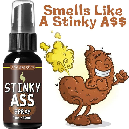30ml Poop Spray Creative Liquid Fart Gag Prank Joke Spray Funny Toy Non-Toxic Stink Bombs Extra Strong Smelly Stinky Gas Spray Peaceful Pleasures Health and Wellness 1PC