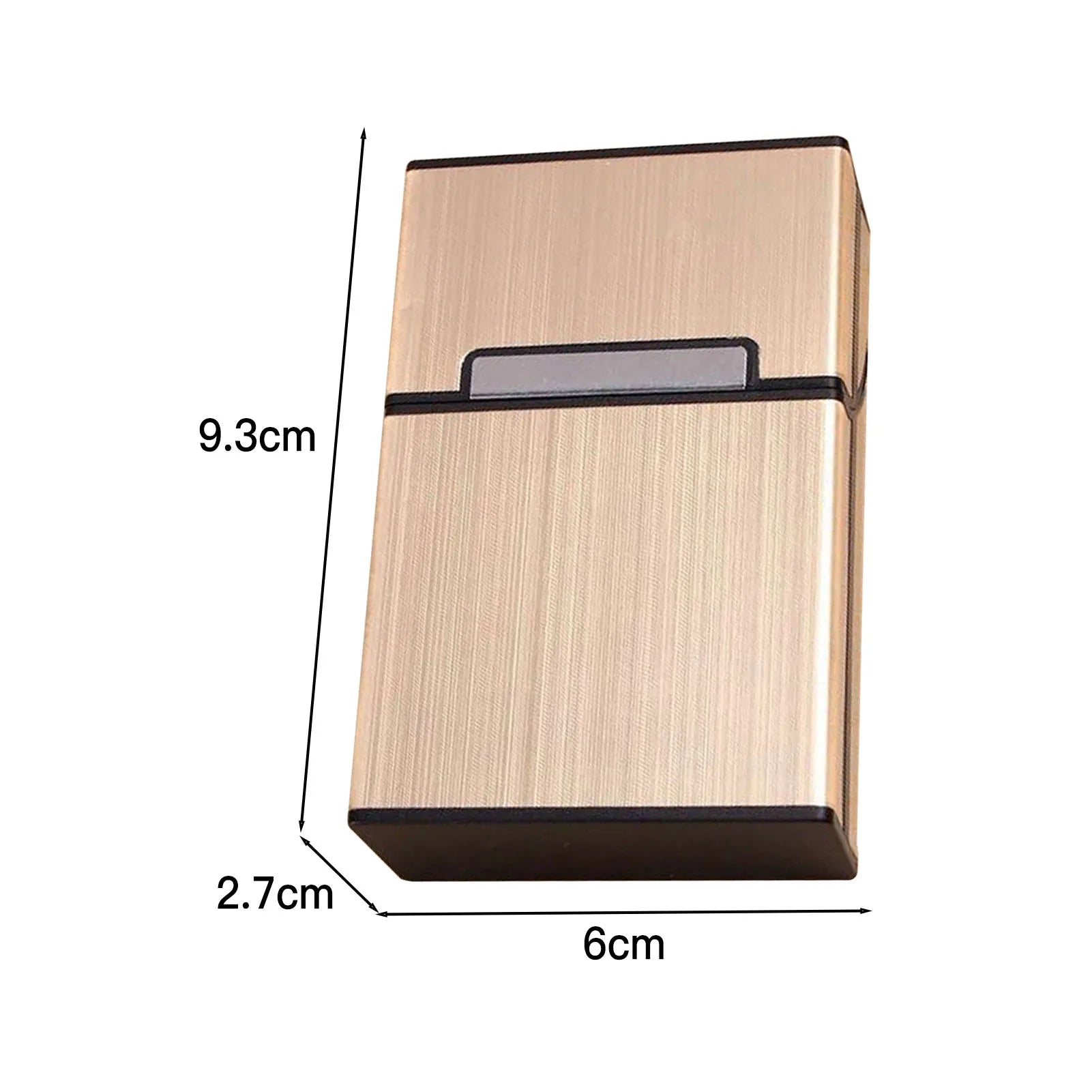 Cigarette Case Storage Container Durable Portable 20 Capacity Cigarette Case for Home & Business Occasions Peaceful Pleasures Health and Wellness