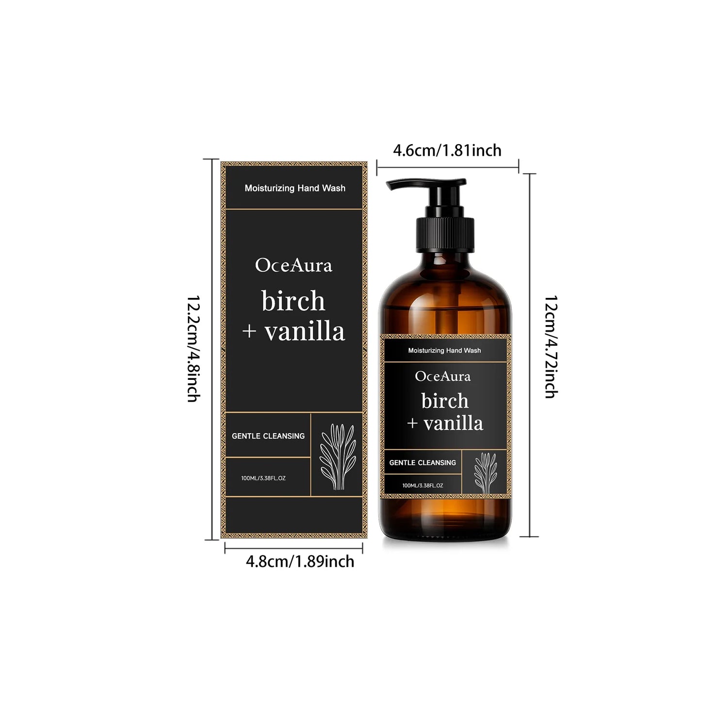 Vanilla Extract Moisturizing Hand Wash – Nourishing Liquid Soap