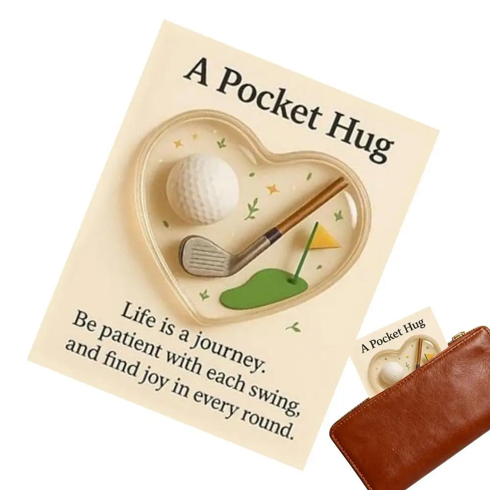 Pocket Sports Hug Pocket Motivational Keepsake Ball Sports Motivational Cards For Players Athletes Team Managers Fans Collectors Peaceful Pleasures Health and Wellness G China Mainland