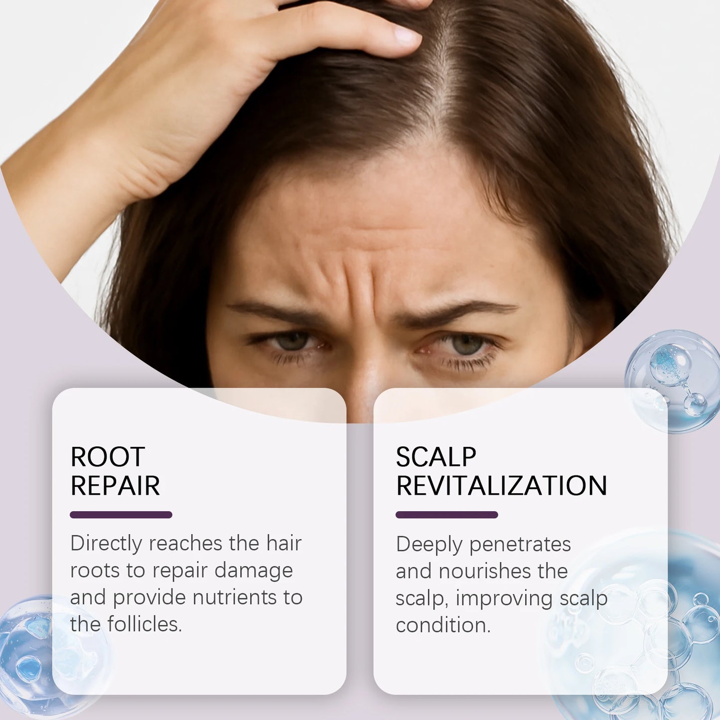 Scalp Revitalizing Solution Scalp Repair Serum Increase Hair Thickness Reduce Hair Breakage Nourishing Scalp Rosemary Oil Serum Peaceful Pleasures Health and Wellness