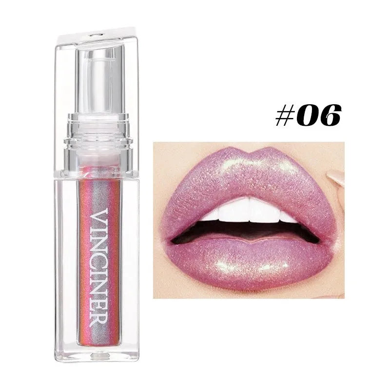 7 magical lip glosses, plump moisturizing and color-changing lip gloss, non-distorted aurora colorful lip gloss Peaceful Pleasures Health and Wellness 06