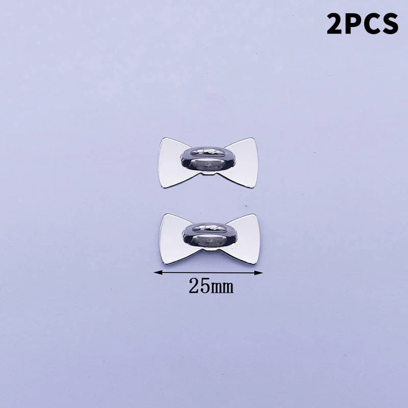 Metal Star Moon Bow Phone Charm Holder & Finger Ring Stand 2/4pc