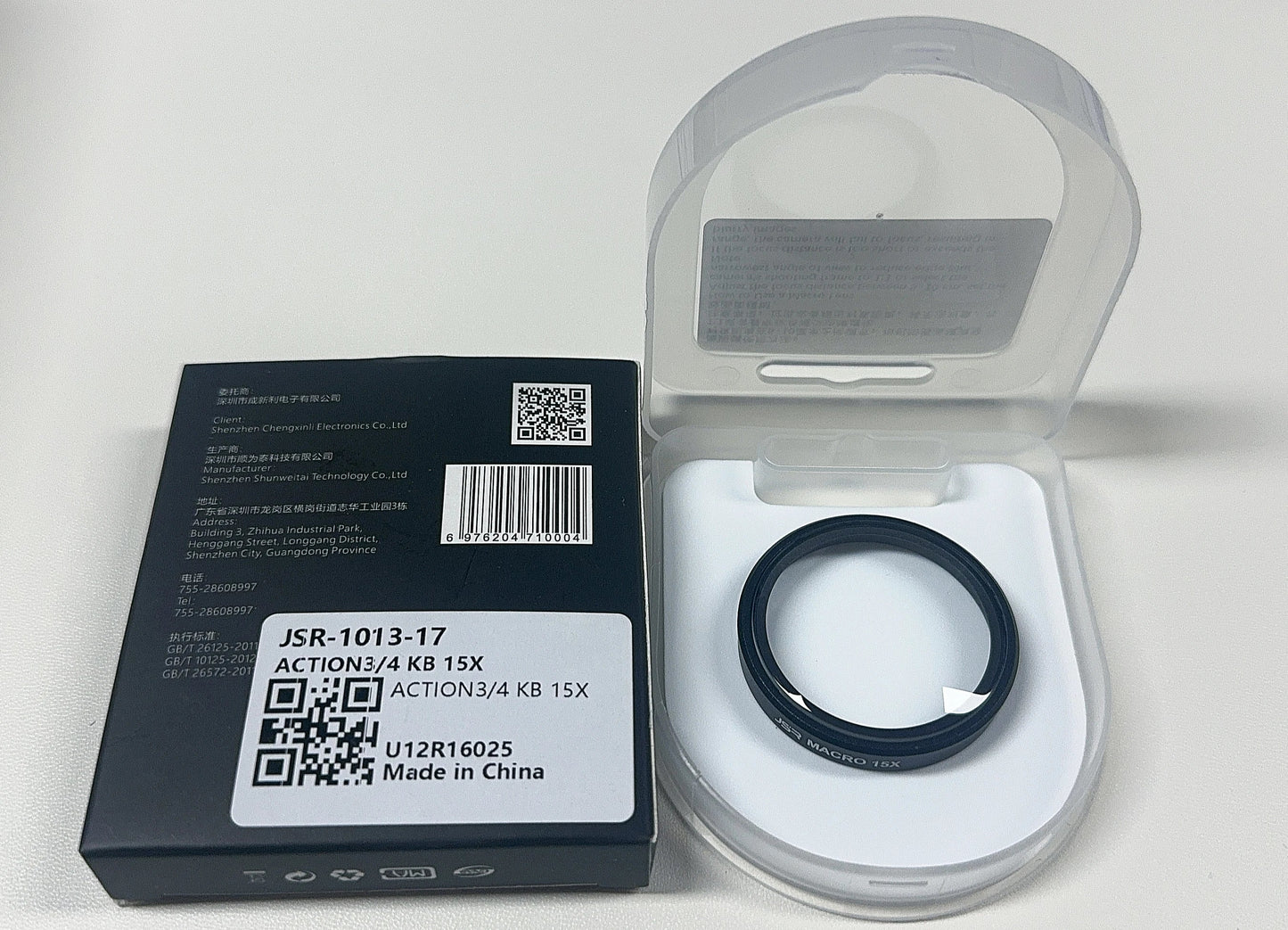 HD 10X Macro Lens Filter for Insta360, DJI Action & GoPro