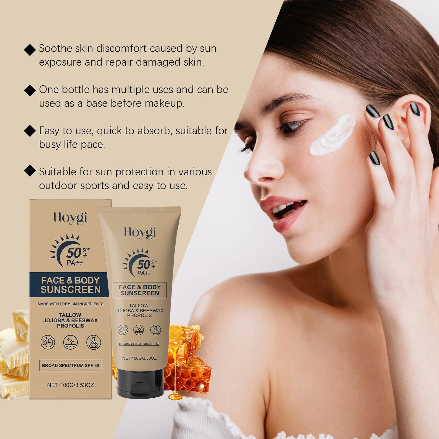 Hoygi Repair Skin Refreshing Protective Cream | Lightweight Body