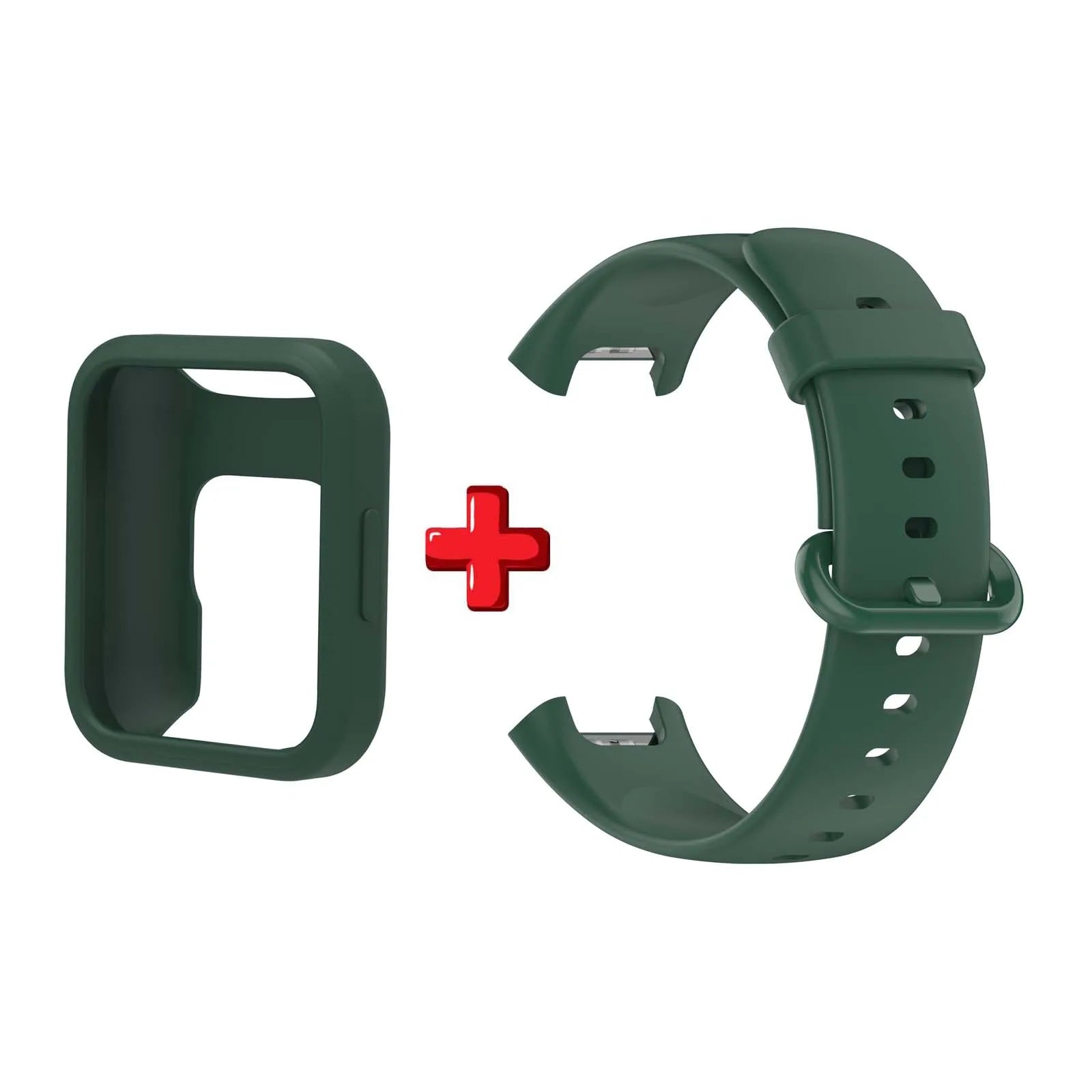 Silicone Band & Protective Case for Redmi Watch 2 Lite Peaceful Pleasures Health and Wellness Green
