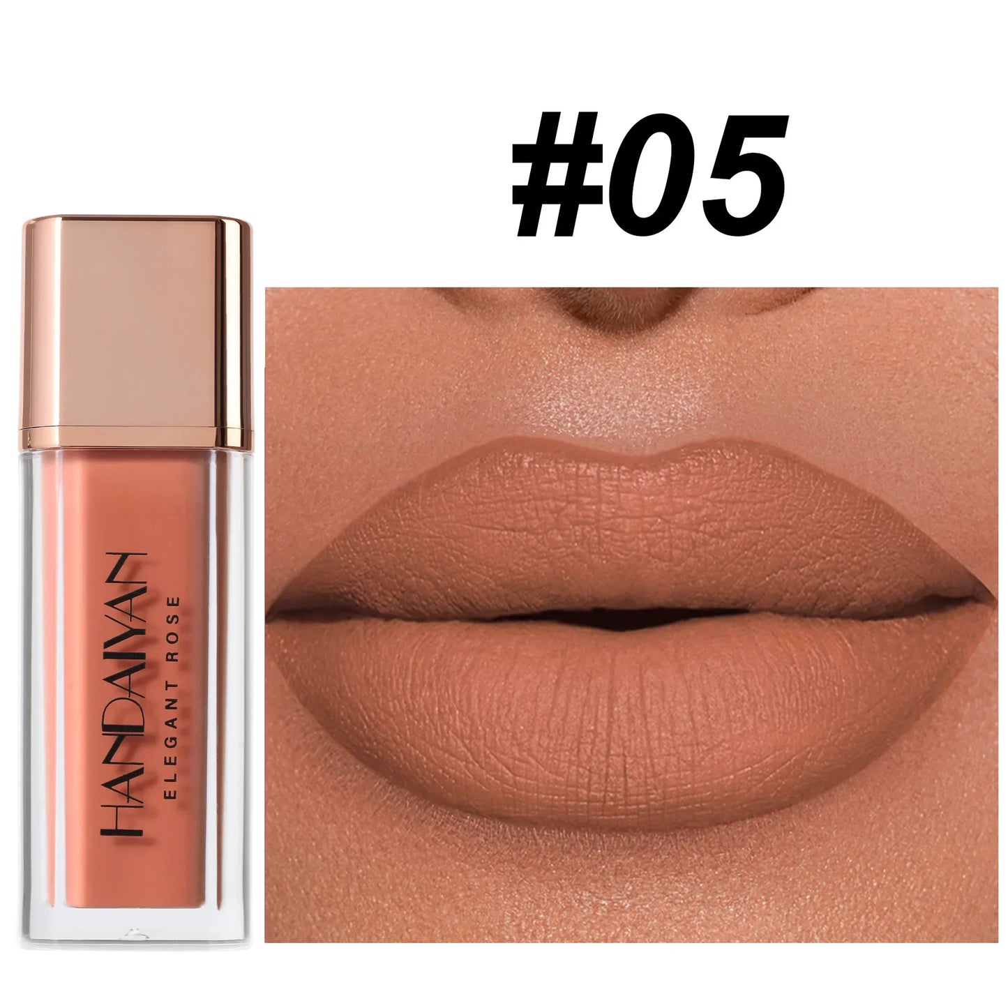 8-Color Matte Liquid Lipstick – Waterproof Long-Lasting Lip Tint