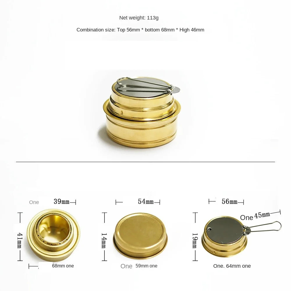 Outdoor Alcohol Stove Cross Bracket camping Stove Stainless Steel High Temperature Resistant Hiking Backpacking Cookware ﻿ Peaceful Pleasures Health and Wellness
