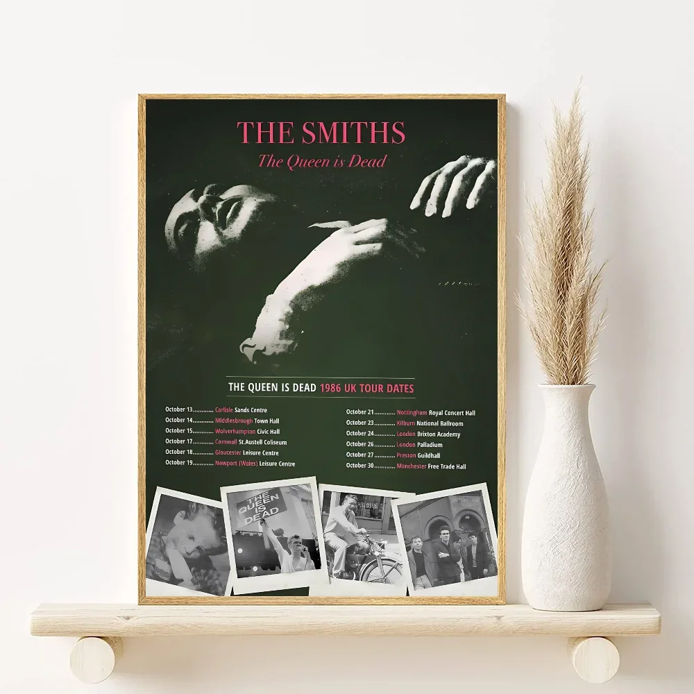 The Smiths Rock Band Minimalist Canvas Poster | Wall Art Print Canvas Wall Art Peaceful Pleasures Health and Wellness z4 30x40cm Unframed