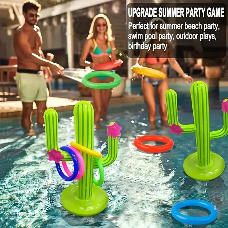 Inflatable Cactus Set – Pool & Beach Party Toys | Summer Fun