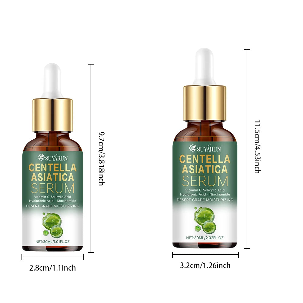 SUYARUN Premium Centella Asiatica Serum - Hydrating & Soothing Face Treatment for Acne, Redness & Anti-Aging | Natural Skin Care Peaceful Pleasures Health and Wellness