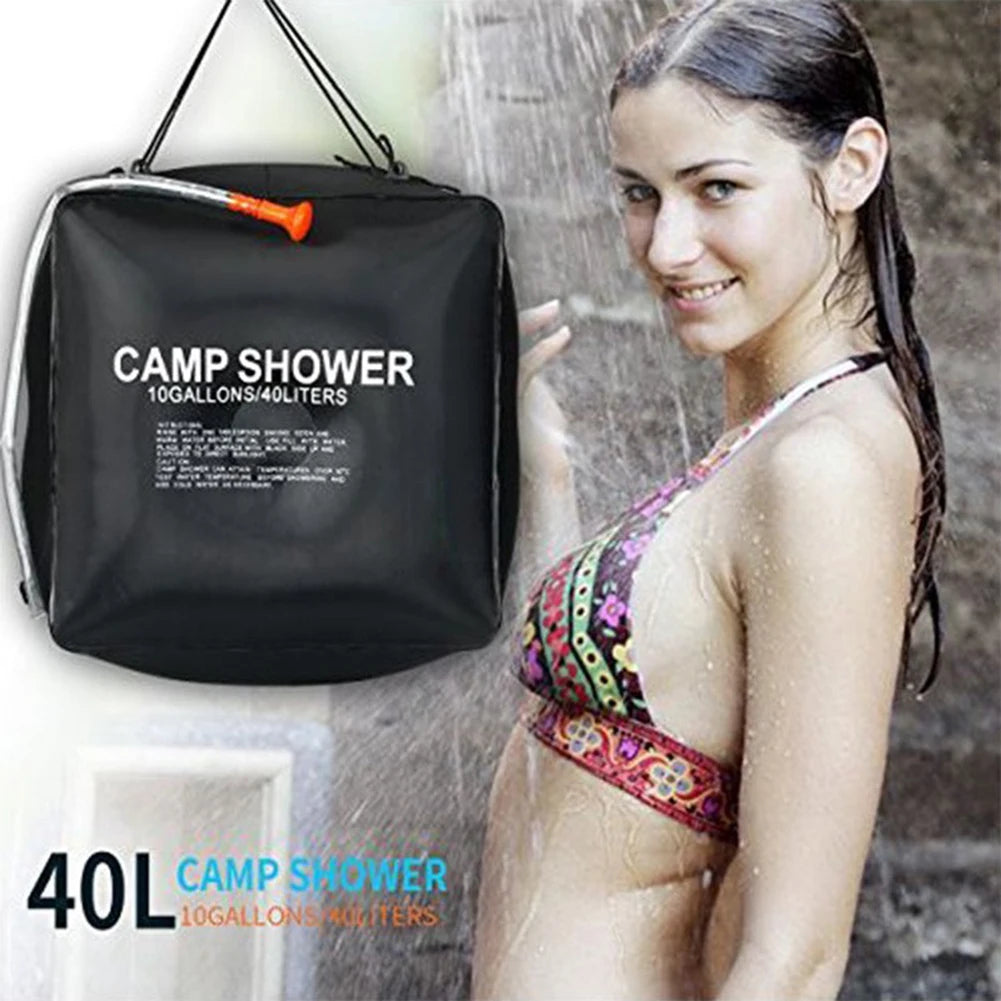 40L Solar Camp Shower Bag with UV Protection Peaceful Pleasures Health and Wellness france