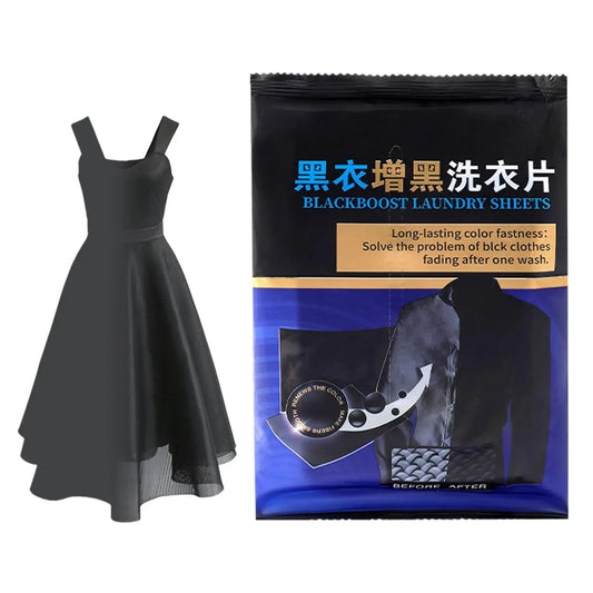 Black Clothes Dye Tablets 50pcs – Blackening & Color Restore Sheets Laundry Dye Tablets Peaceful Pleasures Health and Wellness