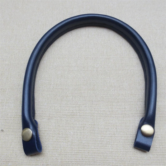 Bag Handles Replacement for Handbags Women Shoulder Bag Strap PU Leather Bags Belt Solid Color Clasp Accessories Peaceful Pleasures Health and Wellness Deep blue