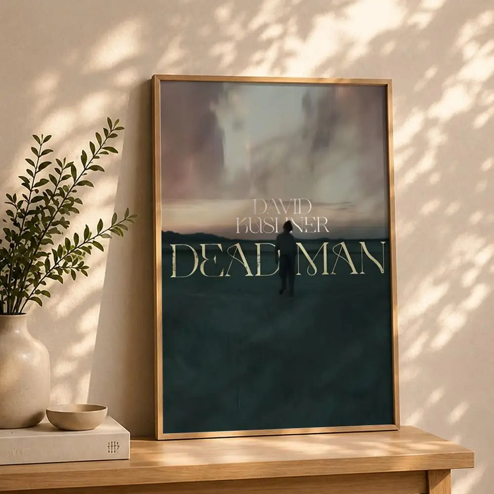 Singer D-David KushnerS Poster HD Self Adhesive Waterproof Wall Art Ideal for Home Office Dorm Bedroom Great Gift Peaceful Pleasures Health and Wellness White1 15X20cmNoframe